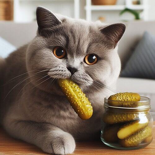 Are Pickles Good for Cats?