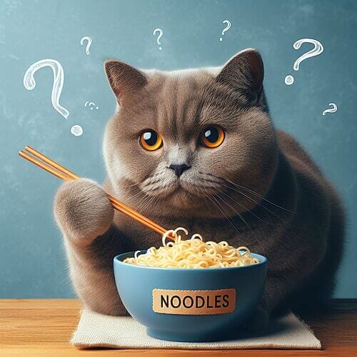 Is Noodles Safe For Cats?