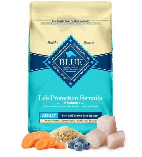 Introduction to Blue Buffalo Life Protection Formula Adult Fish and Brown Rice Recipe