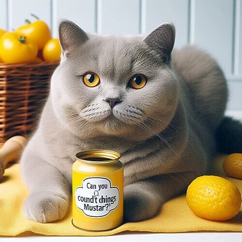  Do cats even like mustard?