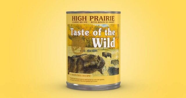 Introduction to Taste of the Wild High Prairie Grain-Free Canine Recipe Canned Dog Food with Bison in Gravy