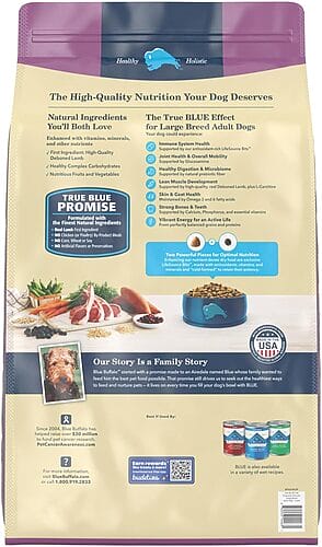 Benefits of Blue Buffalo Life Protection Formula Adult Large Breed Lamb and Brown Rice Recipe Dry Dog Food