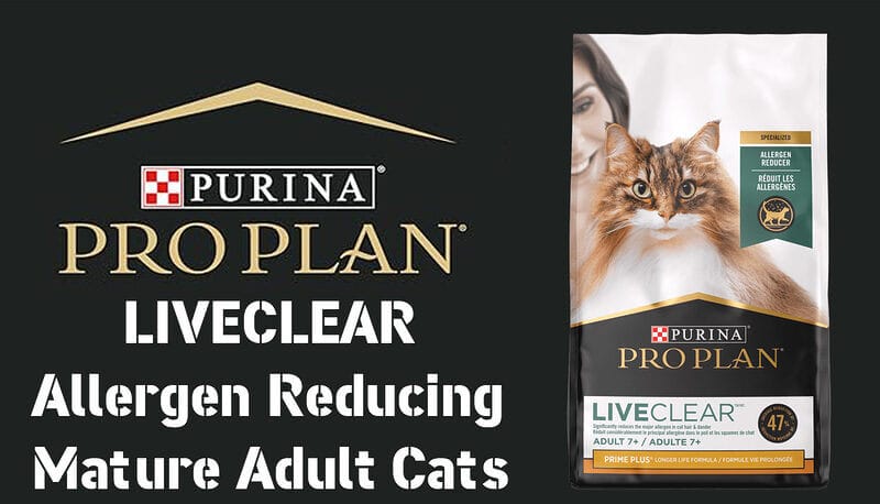 Purina Pro Plan LiveClear Allergen Reducing Mature Adult Cats
