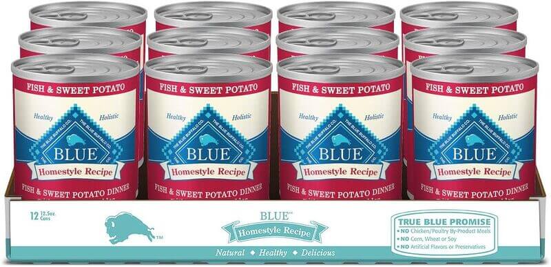 Introduction to Blue Buffalo Life Protection Formula Adult Fish and Sweet Potato Dinner Wet Dog Food