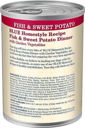 Benefits of Blue Buffalo Life Protection Formula Adult Fish and Sweet Potato Wet Dog Food