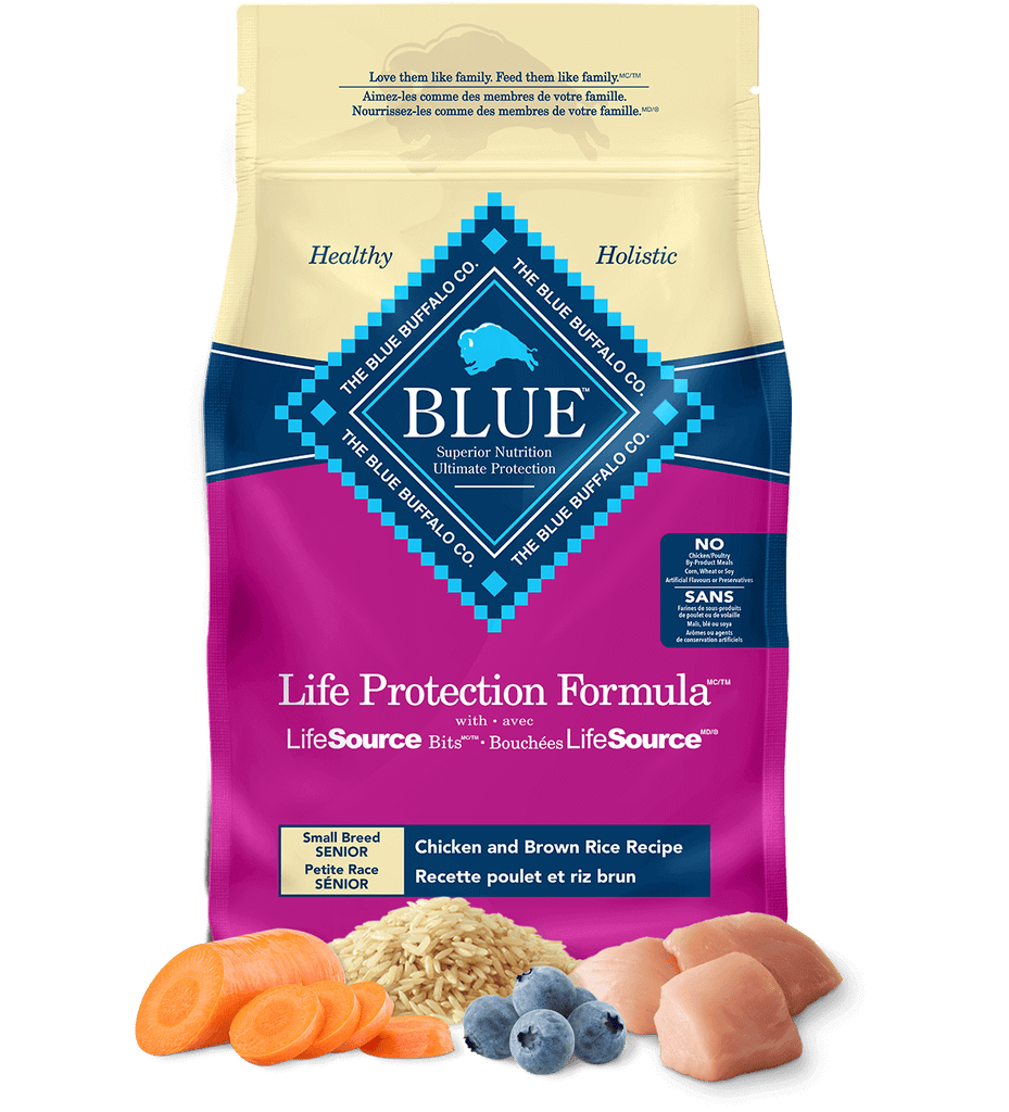 Where to buy Blue Buffalo Life Protection Formula Senior Small Breed Chicken and Brown Rice Recipe Dry Dog Food?