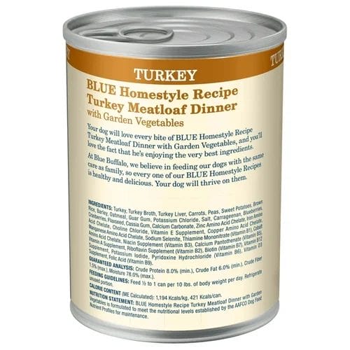 Benefits of Blue Buffalo Life Protection Formula Senior Turkey Meatloaf Dinner Wet Dog Food