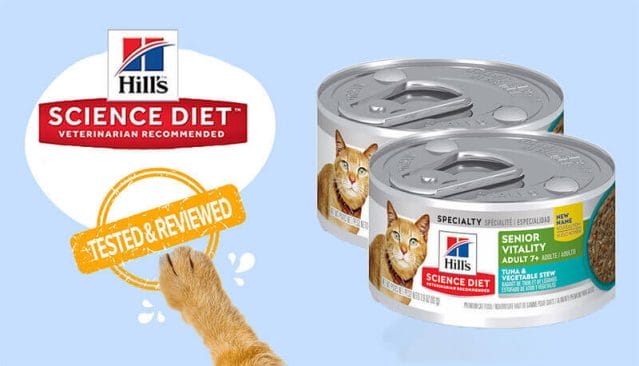 Nourish Your Senior Cat with Hill's Science Diet Adult 7+ Stews