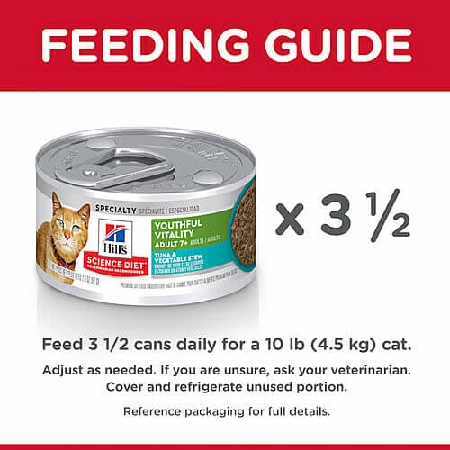 How to Feed Your Cat Hill's Science Diet Adult 7+ Stews
