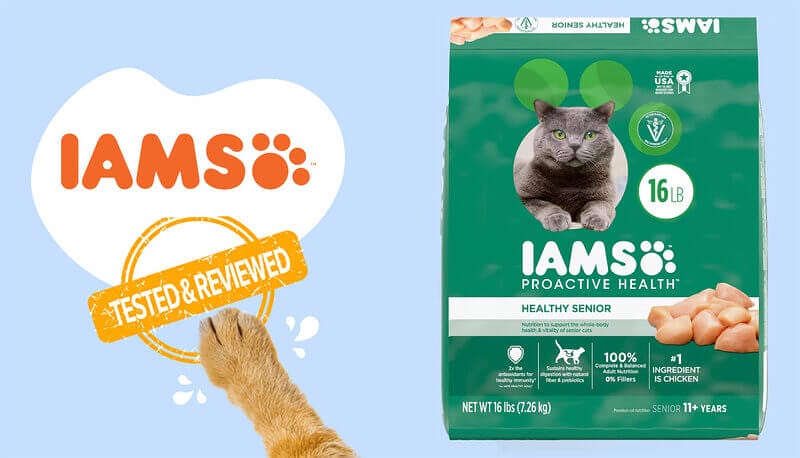 Nourish Your Feline's Golden Years with Iams ProActive Health Mature Adult 7+ Chicken Dry Cat Food