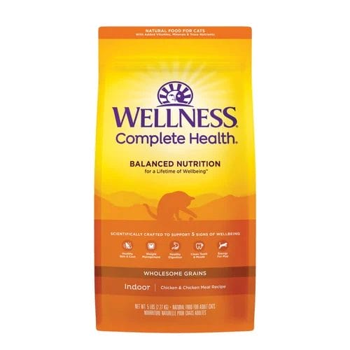 Introduction to Wellness Complete Health Indoor Deboned Chicken, Salmon Meal & Brown Rice Recipe Dry Cat Food products
